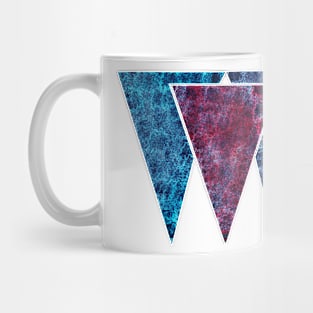 3 abstract triangles Mug